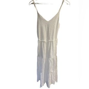 Splendid white embroidered eyelet maxi dress size XS